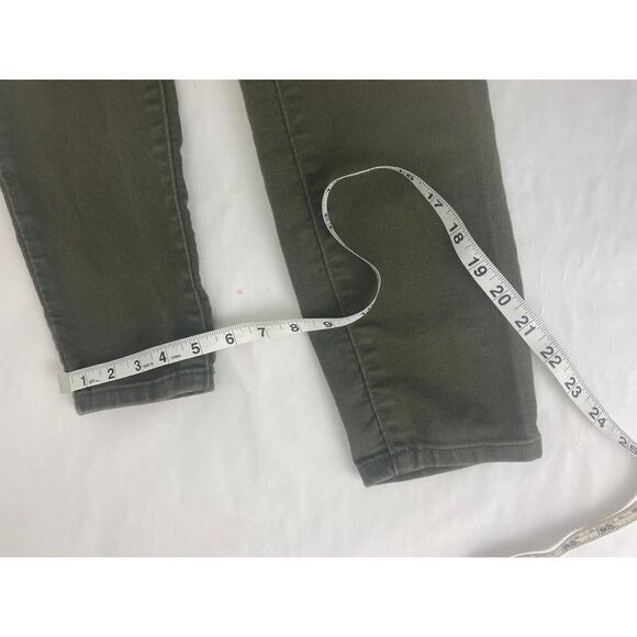 Lauren Conrad Maternity Jeans Jegging Olive Green Fall Autumn Winter - Size 4 - Picture 3 of 10